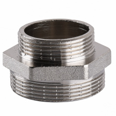 Ниппель редукционный никелированный 2″НР х 1 1/2″НР штампованный А0545А(нк)