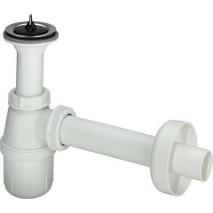 Сифон для раковини VIEGA 1 1/4″ x 1 1/2″ пластик белый бутыл. с/г 309312 Миколаїв