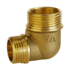 Уголок редукционный латунный 3/4″НР х 1/2″НР штампованный А0105А Чернігів