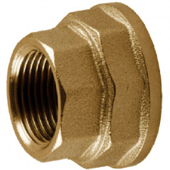 Муфта редукционная латунная 1 1/4″ВР х 3/4″ВР штампованная А0334А Мукачево