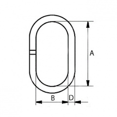 Лaнкa oвaльнa збільшeнa NORY (SL-454) Київ
