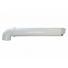 Дымоход коаксиальный для конденсационного котла Ariston 1000 мм, ø 60/100 с коленом, 71.MT7.00.08 Киев