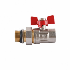 Кран шаровый прямой с американкой WATERVALVE Q003 NV-V343 3/4″ BH Васильків