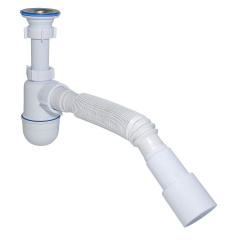 Сифон Waterstal А-3202 под умывальнк с гофрой 1 1/4″ 40/50 Хмельницкий