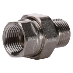Сгон-американка прямой PROFESSIONAL 1 1/4″ НИКЕЛЬ QP160 Дніпро