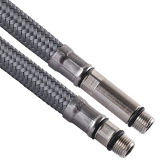 Шланг для смесителя TUCAI М10х1/2″ 1,0м. АНТИКОРРОЗИЯ TAQ GRIF AСB 206223 ПАРА Ізмаїл