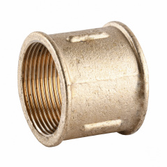 Муфта латунная 1 1/2″ВР х 1 1/2″ВР литейная 306-1Б Київ