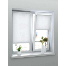 Ролети тканинні на вікна Ажур світло-сірий