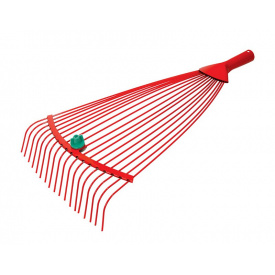 Грабли веерные MASTERTOOL раздвижные крашеные 18 зубов 500х390 мм 14-6233