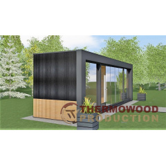 Модульна лазня 9,4х2,4м House Chalet Sauna з розсувними панорамними вікнами Білгород-Дністровський