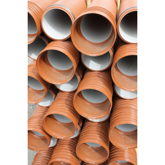 Труба гофрированная канализация Plastimex 250x3000 гофрированная канализационная