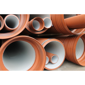 Труба Magnaplast 250мм 6000 (гофрована каналізаційна)