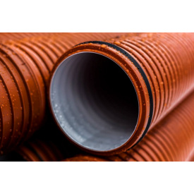 Труба гофрированная канализация Plastimex 160мм 6000 гофрированная канализационная