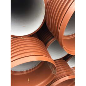 Труба гофрированная канализация Plastimex 200x6000 гофрированная канализационная