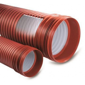 Труба Magnaplast 400x3000 гофрированная канализационная