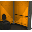 Біотуалет для інвалідів на 120 літрів помаранчевий Стандарт Херсон