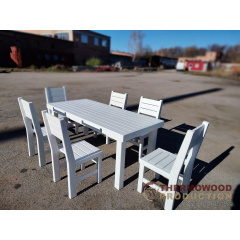 Белая мебель из массива дерева от производителя комплект Furniture set - 44 Косов