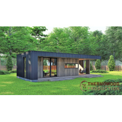 Модульний будинок 9,5х4,7м High Tech House 07 в стилі хай-тек від виробника ThermoWood Production Полтава