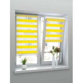 Жалюзи день ночь желтый