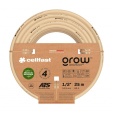 Cellfast Шланг садовый GROW 1/2 25 м, 4 слоев, до 27 Бар, -20…+60°C