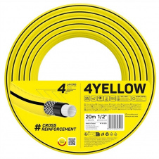 Cellfast Шланг садовый 4YELLOW 1/2 20м, 4 слоя, до 20 Бар, -10…+50°C