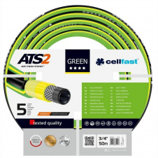 Cellfast Шланг садовый GREEN ATS 3/4, 50м, 5 слоев, до 30 Бар, -20…+60°C