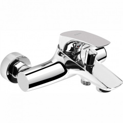 Deante Смеситель для ванны Cynia, дл. излива - 165мм, неповоротный, 1 рычаг, хром Днепр