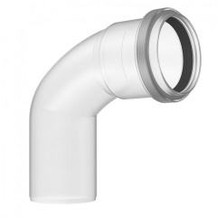 Bosch Отвод FC-SE80-87 на 87° для конденсационных котлов, диаметр 80 мм Лозова