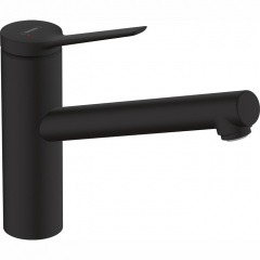 Hansgrohe Смеситель для кухни Zesis M33, дл.излива - 220мм, поворотный, 1 рычаг, KM150, матовый черный Днепр