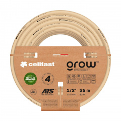 Cellfast Шланг садовый GROW 1/2 25 м, 4 слоев, до 27 Бар, -20…+60°C Київ