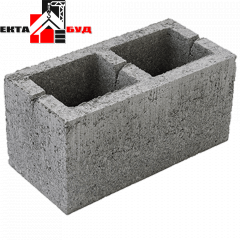Блок будівельний бетонний шлакоблок стіновий 390х190х190 мм Київ