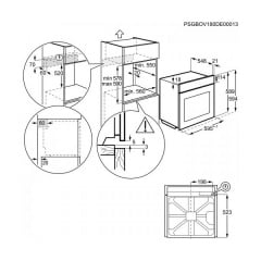 Духовка электрическая Electrolux EOE8P31X Рівне