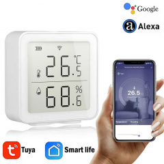 Wifi термометр гигрометр комнатный с датчиком температуры и влажности Nectronix TG-12w, приложение Tuya для Android IOS (100745) Киев