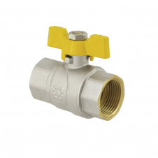 Кран шаровый Raftec YELLOW DN20 (3/4’’) ВВ бабочка