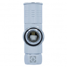 Кран вентильный угловой Raftec PN10 ЗВ 1/2x3/4