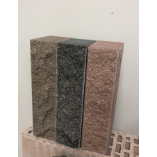 Цегла облицювальна ECOBRICK скеля ложок 250x100x65 мм чорна