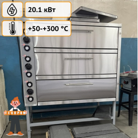 Пекарский шкаф для выпечки ШПЭ-3 эталон, 20.1 кВт Техпром