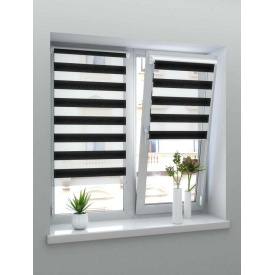 Жалюзі день ніч чорний