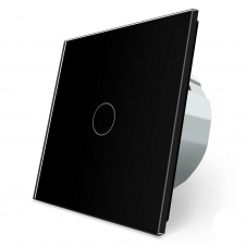 Сенсорний Wi-Fi вимикач Livolo ZigBee чорний (VL-C701Z-12)
