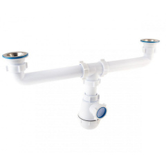 Сифон двойной для мойки Ani Plast А 30 00 Володимир-Волинський