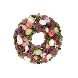 Декоративний вінок для великодня LI100255 BonaDi 34см Попіл троянди