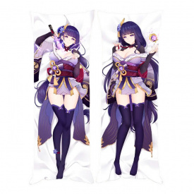 Подушка обіймашка Bioworld Дакімакура Райден Genshin Impact v2 150х50см (17905)