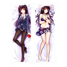 Подушка обіймашка Bioworld Дакімакура Утаха Касуміагока Як виховати героїню зі звичайної дівчини 150х50см (18767)