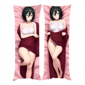 Подушка обіймашка Bioworld Дакімакура Мікаса2 Атака Титанів 150х50см (18159)