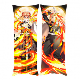 Подушка обіймашка Bioworld Дакімакура Кедзюро Ренгоку Клинок, що розсікає демонів 150х50см (18840)