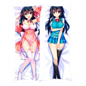 Подушка обіймашка Bioworld Дакимакура Ако Тамакі А ти думав, що твоя дружина в онлайн-грі насправді не дівчина? v2 150х50см (17975)