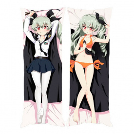 Подушка обіймашка Bioworld Дакімакура Анчові Дівчата та танки 150х50см (18498)