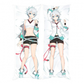 Подушка обіймашка Bioworld Дакімакура Янь Хе Вокалоїд 150х50см (18059)
