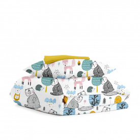 Дитячий комплект Cosas FOREST ANIMALS CS1 Ранфорс 110х140 см Різнокольоровий