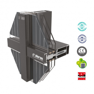 Фасадне скління, скління фасадів алюмінієм